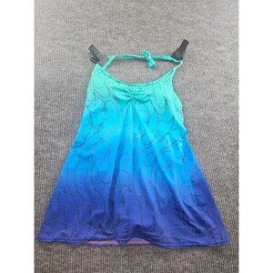 Islander bathing suit 1 piece blue and sparkly NWOT Size 16